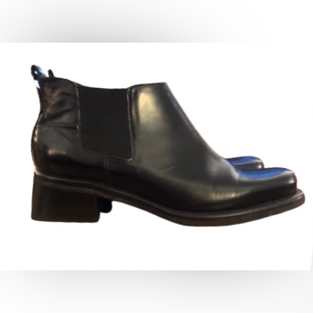 Cole Haan Black Leather Ankle Booties